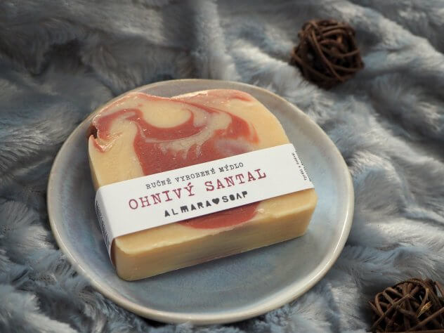 mydlo - ohnivý santal